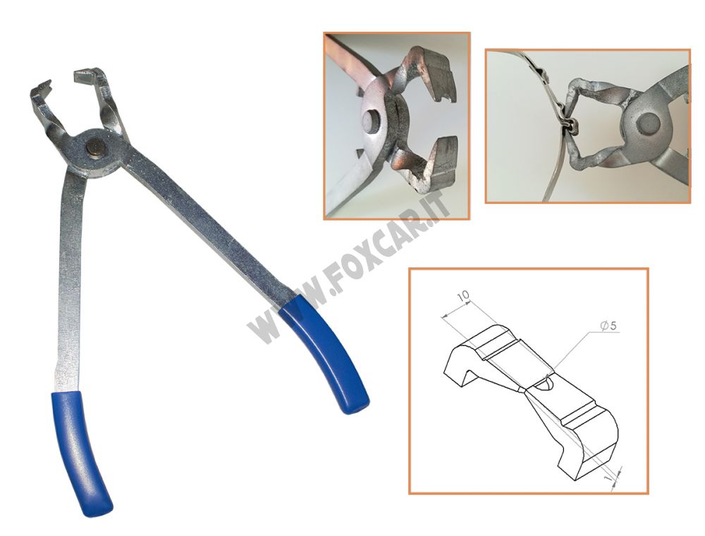 Pinza rimuovi fascette giunti click clack - PINZE - Foxcar Foxcar