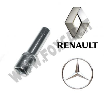 Chiave lunga per svitare le fascette dei manicotti turbine su Renault e Mercedes