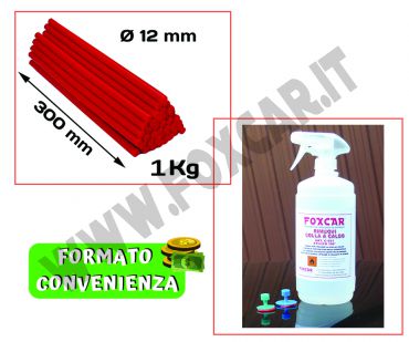 Kit colla a caldo rossa e rimuovi colla per tirabolli