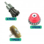 Promo spazzole abrasive in acciaio