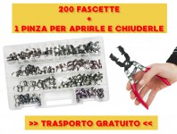 Kit fascette clic-clac + pinza