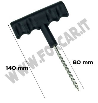 Stix Ahle Ago Punteruolo Per Riparazione Pneumatici - Con Impugnatura In Plastica, Per Strisce 4-6 Mm