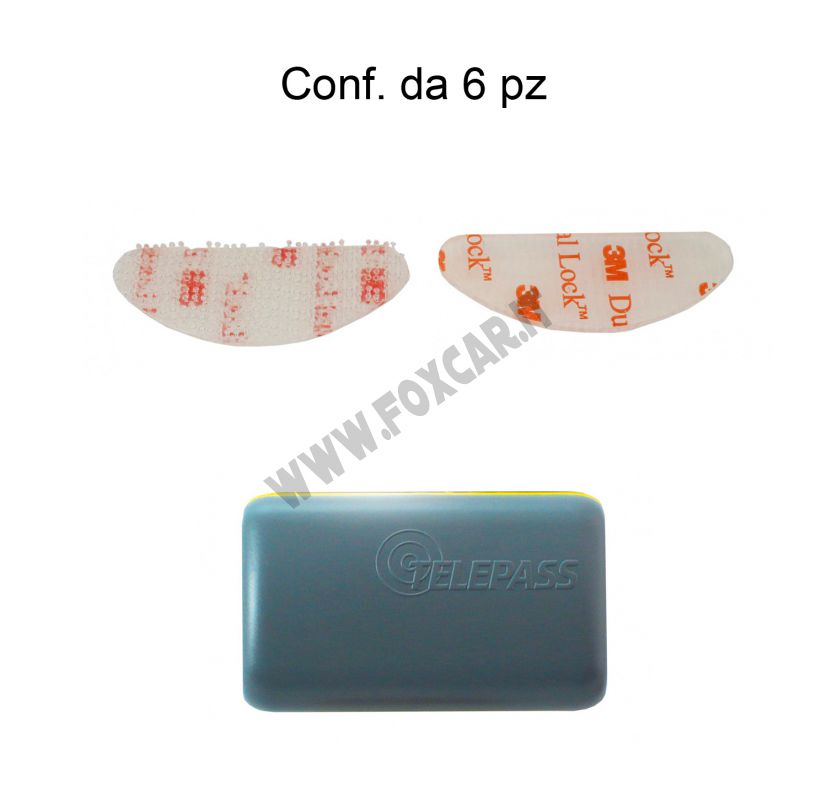 Adesivi 3M con velcro per telepass - ATTREZZATURA SOSTITUZIONE VETRI -  Foxcar Foxcar