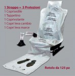 Sacchi coprisedile con kit protezione interni