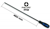 Cacciavite extra lungo a croce PH2 lama da 450 mm
