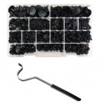 Offerta Kit rivetti parasassi + Leva in metallo rimuovi rivestimenti