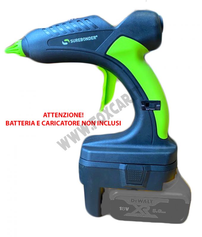 Pistola a batteria colla a caldo con adattattore Dewalt - ATTREZZI VARI PER  TIRABOLLI - Foxcar Foxcar