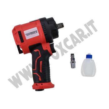 Avvitatore pneumatico corto con attacco da 1/2"