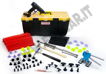 Kit attrezzatura riparazione grandine per tirabolli