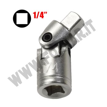 Snodo da 1/4" maschio per chiave a bussola da 1/4"