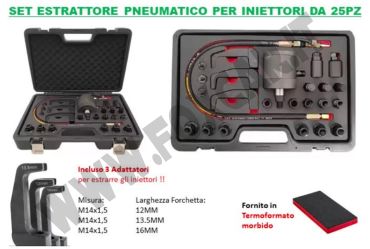 Offerta Kit estrattore pneumatico per iniettori