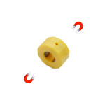 Rondella magnetica diametro 8,0 mm di colore giallo