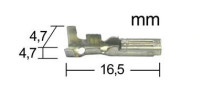 Capicorda faston femmina superseal sezione 0,5-1,5 mm