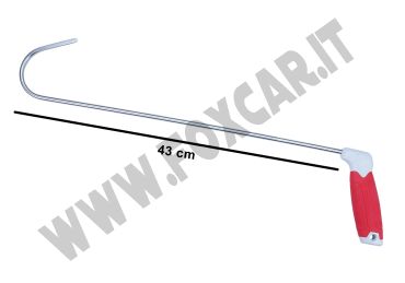 Leva grandine a gancio lunghezza 43 cm