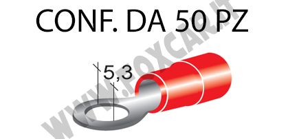 Capicorda ad occhiello da 5 mm - CAPICORDA FASTON - Foxcar Foxcar