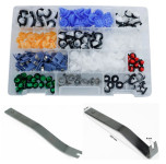 Promo Kit 260 bottoni fissaggio pannelli porta auto Francesi + 2 stacc...