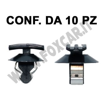 Clip fissaggio rivestimenti interni Fiat, Peugeot e Renault
