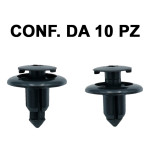 Rivetto in plastica fissaggio passaruota e paraurti autovetture Mazda
