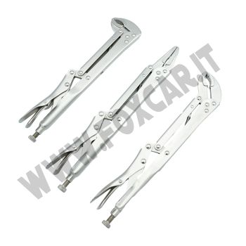 Set di 3 pinze autobloccanti grip XXL 300 mm