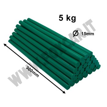 Colla verde diametro 15 mm per ventose grandine da 5kg