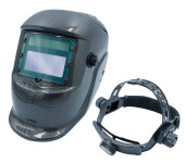 Casco da saldatura stile carbonio