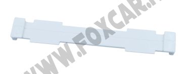 Aggancio in plastica per fissaggio centrale della targa bianco