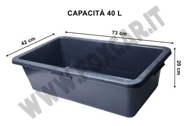 Vasca raccogli liquidi 40L