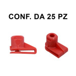 Madrevite in plastica rossa per fissaggi auto Opel, Ford e BMW