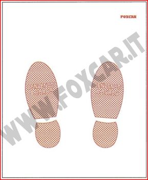 Tappetini salvamoquette per auto in carta goffrata conf. da 250 pezzi