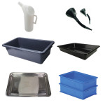 PROMO: Caraffa per liquidi da 2 lt + Imbuto con tubo snodabile + 5 vas...