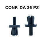 Clip in plastica nero per fissaggio di pannelli per auto Opel, BMW, Vo...