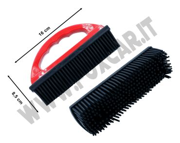 Spazzola in gomma per la rimozione del pelo animale dai tessuti