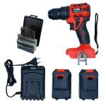 PROMO: Trapano da 20V con 2 batterie + Set di 19 punte da ferro in HSS