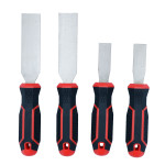 Set di 4 raschietti universali in acciaio inox