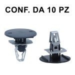 Clip bottone di fissaggio parafango per auto Citro&euml;n, Fiat, Opel e Pe...