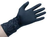 50 guanti lunghi in nitrile senza polvere taglia M