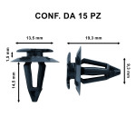 Bottone fermapannello e rivestimenti interni su Mercedes, Skoda e Volk...