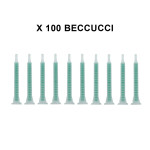 Promo 100 beccucci per colla bicomponente