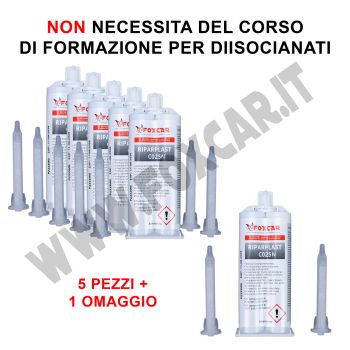 PROMO: Colla poliuretanica bicomponente a bassa emissione 5 pezzi + 1 gratis, senza formazione