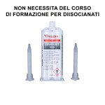 Adesivo bicomponente nero formulazione a bassa emissione per la ripara...