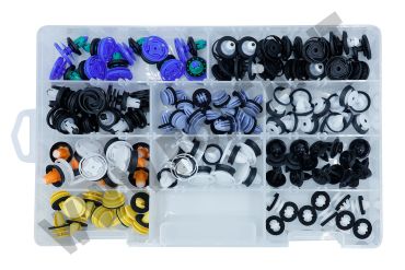 Kit di 130 bottoni fermapannello per auto dei gruppi Stelantis, Wolkswagen, Telsa, Land Rover e altri