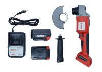 Smerigliatrice angolare a batteria 18V con velocit&agrave; regolabile e disc...
