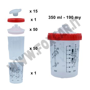 Basic IPS con filtro da 350 ml, kit sistema RPS a tazza morbida