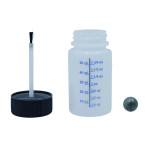 Conf. 10 bottigliette graduate riutilizzabili da 50 cc con pennello in...