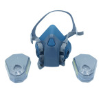 BUONGIORNO - Maschera facciale in gomma siliconata con doppi filtri ai...