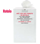TNT forato per lucidatura 40x40 cm, rotolo da 300 strappi