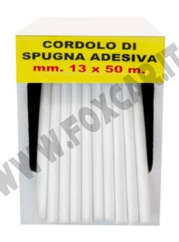 Cordolo in spugna adesiva per mascheratura