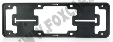 Porta targa anteriore in plastica PS