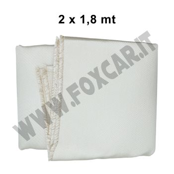 Coperta anti-calore in fibra di silicato ultra-flessibile resistente fino a 1300 °C