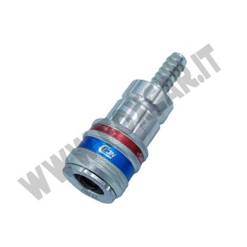 Presa aria CEJN eSafe profilo asiatico(tipo Nitto) e portagomma per tubo da 8 mm